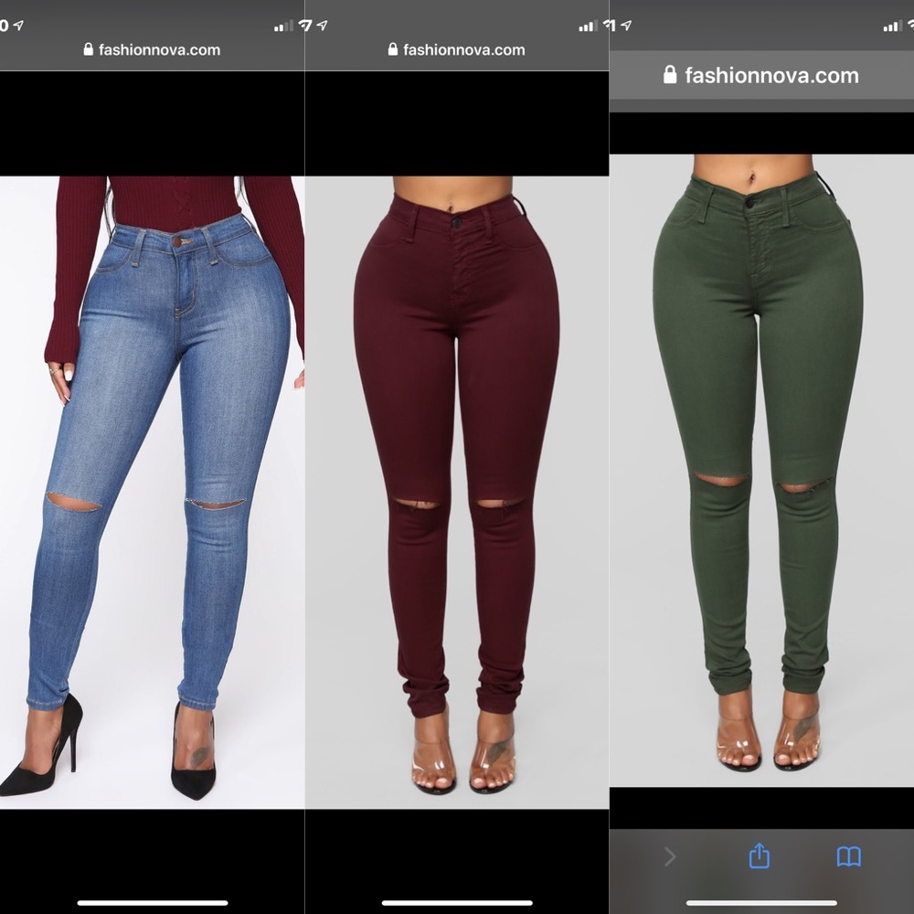 NWT 2X 3 PAIRS OF FASHION NOVA CANOPY JEANS!